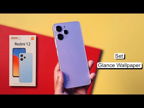 Redmi 12 Lock Screen Wallpaper Change | Redmi 12 5g me Glance Wallaper Set Kaise Kare