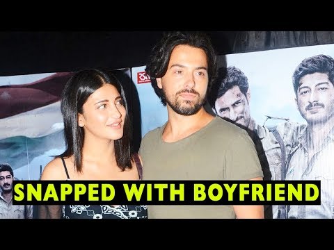 Shruti Hasaan SNAPPED With Foreigner Boyfriend For First Time, Refuses To Discuss Her Personal Life