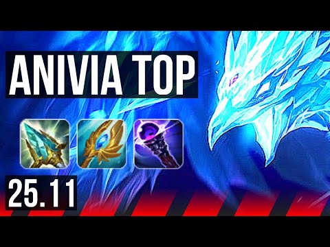 ANIVIA vs NASUS (TOP) | Legendary, 900+ games | NA Master | 25.11