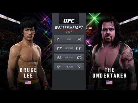 Bruce Lee vs. Undertaker - EA Sports UFC 2 - Crazy UFC 👊🤪