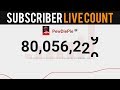 How To See Live Subscriber Count on YouTube | Live Subscriber Count Website