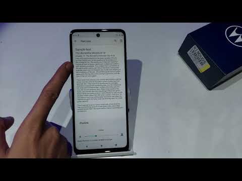 How to Increase Font size in Moto G71 5G,G51 5G | Moto G51 5G me Display Size increase kaise kare