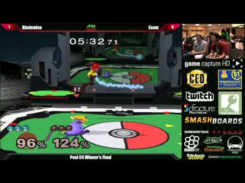 Apex 2014 Melee - Pool C4 Winner's Finals - Bladewise (Peach) vs ESAM (Samus)
