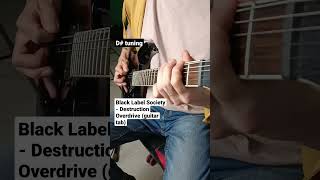 BLS - Destruction Overdrive (guitar riff with tabs)