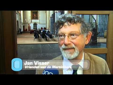 Martinikerk in teken Sint Maarten