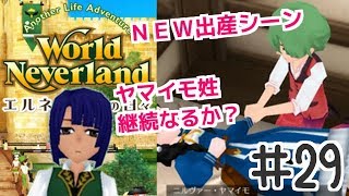 いとこが産まれた！ヤマイモ姓根絶危機を免れるか？ワールド・ネバーランド エルネア王国の日々第３章 実況プレイ！#29