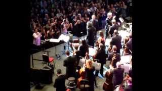 Capturing Helena Bonham Carter, Danny Elfman and Tim Burton at the Royal Albert Hall