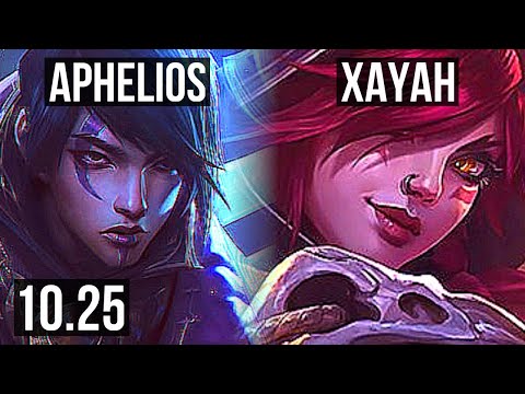 APHELIOS & Swain vs XAYAH & Yuumi (ADC) | 300+ games, 13/5/12 | BR Diamond | v10.25