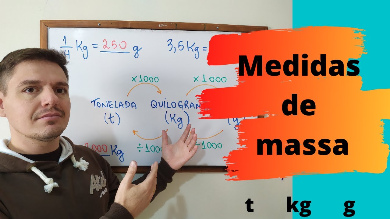 Aula 45 - 5º ano - Medidas de massa - Exercícios e exemplos.
