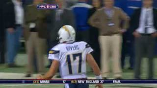 Phillip Rivers Game Winning Touchdown Pass
