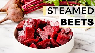 HOW TO COOK BEETS | easy steamed beets (perfect for meal prep!)