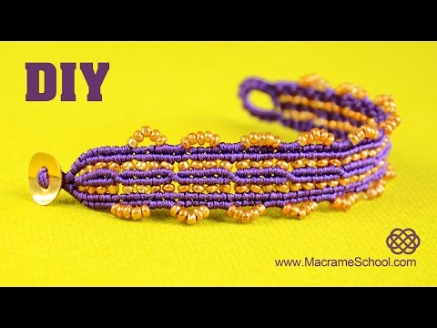 Spiral Macrame Patterns DIY Macrame Spiral Bracelets