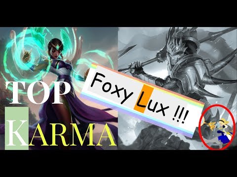[TOP] Karma VS Jarvan IV [League of Legends LOL]