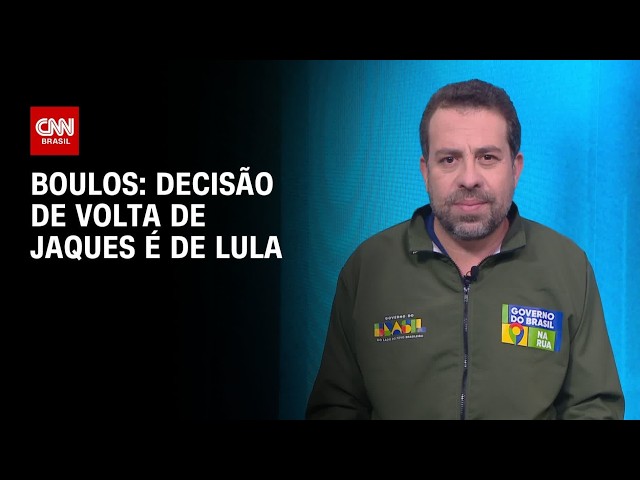 Destino de Jaques Wagner cabe a Lula, diz Boulos | BASTIDORES CNN