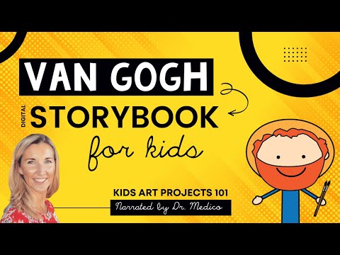 Vincent van Gogh Starry Night Narrated Digital Storybook for Kids