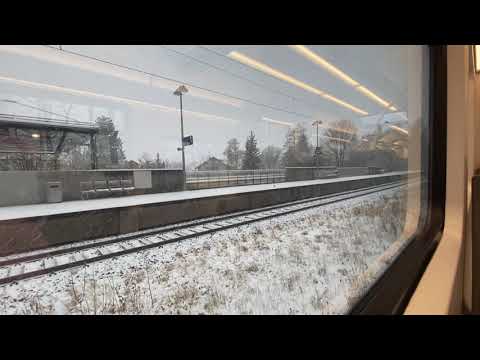 S-Bahn München S3 zwischen Holzkirchen und Deisenhofen mitfahrt