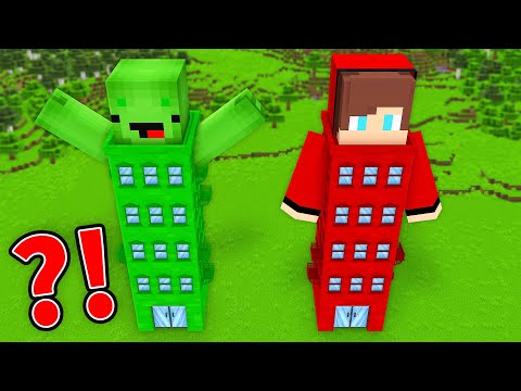 mikey_turtle - Mikey and JJ Became SKYSCRAPERS in Minecraft (Maizen)