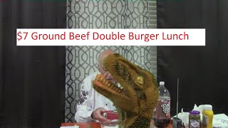 $7 Double Burger Lunch