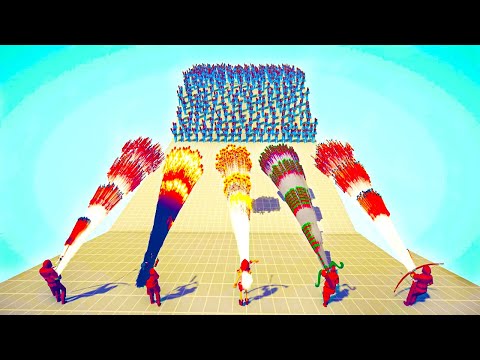 100x CLUBBER vs 5x EVERY GOD -🏹 Totally Accurate Battle Simulator TABS
