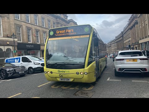 FULL ROUTES QAUYLINK Q3 Great Park to Wallsend 8315 optare versa