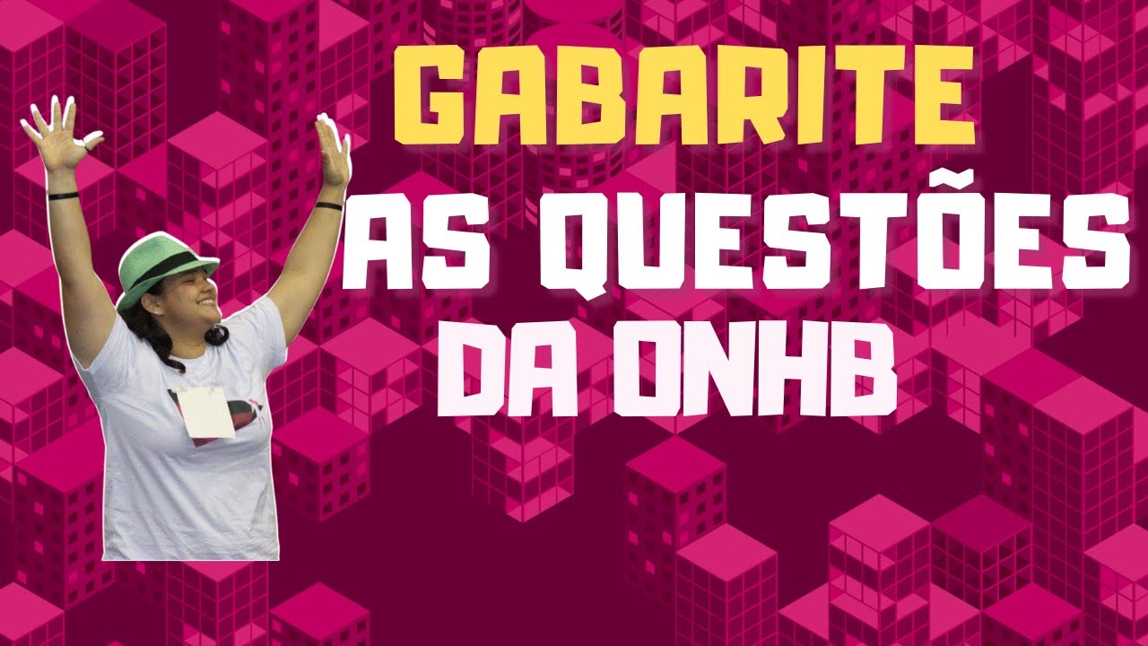 NÃO ERRE MAIS: CONHEÇA A MINHA FORMA DE RESOLVER AS QUESTÕES DA ONHB