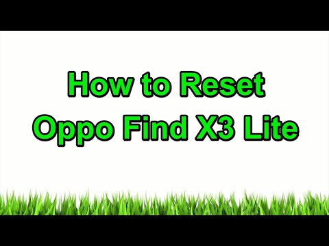 How to Hard Reset Oppo Find X3 Lite - Pattern Unlock