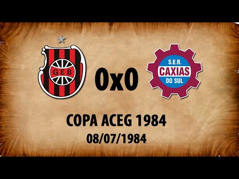 G.E.Brasil 0x0 SER Caxias - Copa ACEG 1984