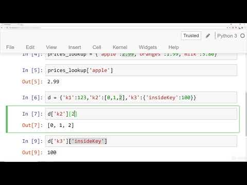 18 Dictionaries In Python Python Bootcamp