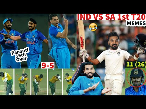 SOUTH AFRICA 9-5😂 ARSHDEEP SINGH 3 WICKETS 🔥IND VS SA 1ST T20 HIGHLIGHTS