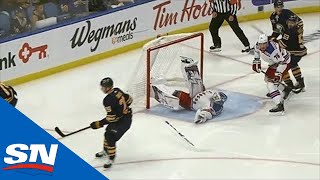 Henrik Lundqvist Channels His Inner Dominik Hasek With A Superb Pad Save