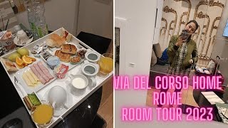 VIA DEL CORSO HOME ROME ITALY ROOM TOUR 2023