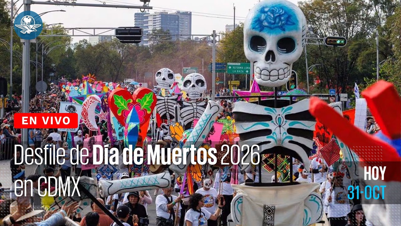 ¡La CDMX se llena de catrinas! EN VIVO: Desfile de Día de Muertos 2026 📱