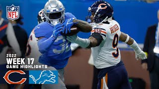 Chicago Bears vs. Detroit Lions | 2022 Week 17 Game Highlights