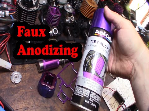 Dupli-Color Metalcast Faux Anodized Automotive Paint Test Review Thoughts Fake Anodizing