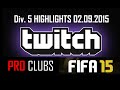 Twitch Viewer Pro Clubs Highlights of The Day ...