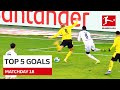 Top 5 Goals • Haaland, Silva & Co | Matchday 18 - 2020/21