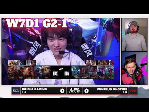 BLG vs FPX - Game 1 | Week 7 Day 1 LPL Summer 2025 Split 3 | Bilibili Gaming vs FunPlus Phoenix G1