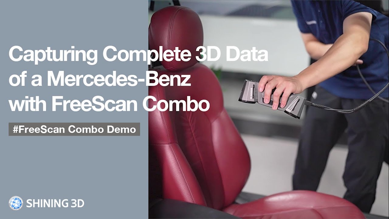 FreeScan Combo Demo #1:  Capturing Complete 3D Data of a Mercedes Benz
