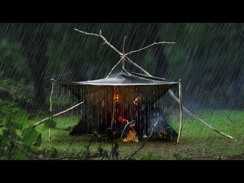 3 Days of SOLO CAMPING in the rainforest (Relaxing)