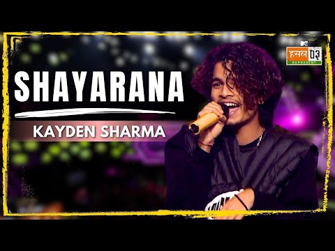 Shayarana | Kayden Sharma | MTV Hustle 03 REPRESENT