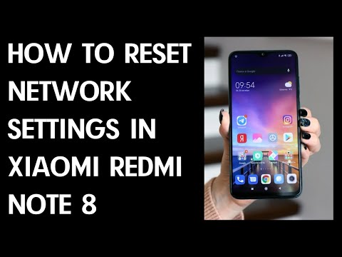How to Reset Network Settings in Redmi Note 8
