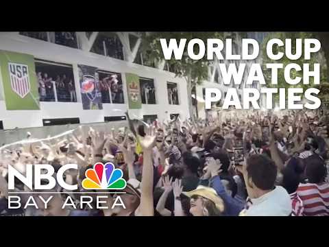 World Cup watch party back in San Jose's San Pedro Square for USA-Belgium match