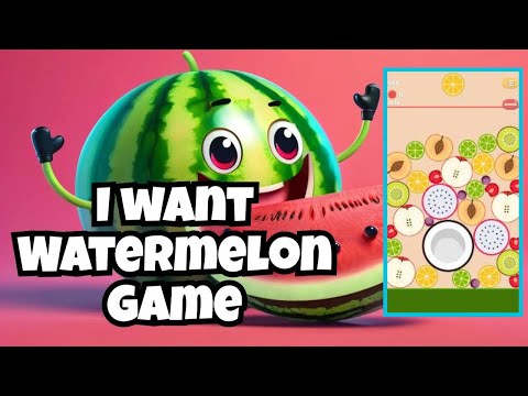 Beating "I Want Watermelon" Game [Best Fruit Merge Game] - YouTube