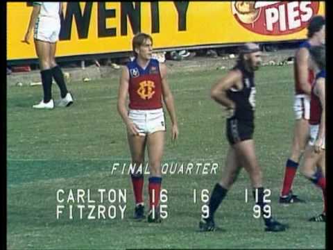 Fitzroy Lions Football Club "Old Gold" V Carlton pt3 1982