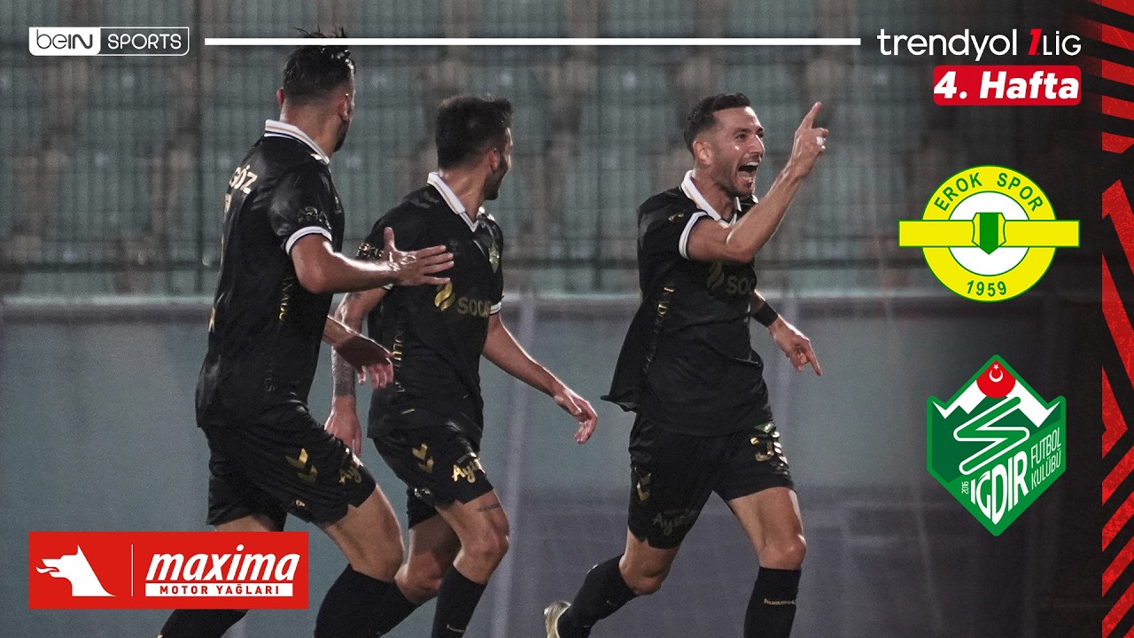 Esenler Erokspor - Iğdır FK | 4. Hafta Maç ÖZETİ | Trendyol 1. Lig - 2026/27