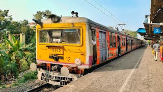 Howrah to Memari colorful EMU train skipping Mankundu station