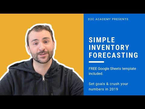 YouTube video about Inventory Analysis and Forecasting Methods for Retailers