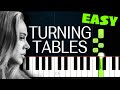 Adele - Turning Tables - EASY Piano Tutorial