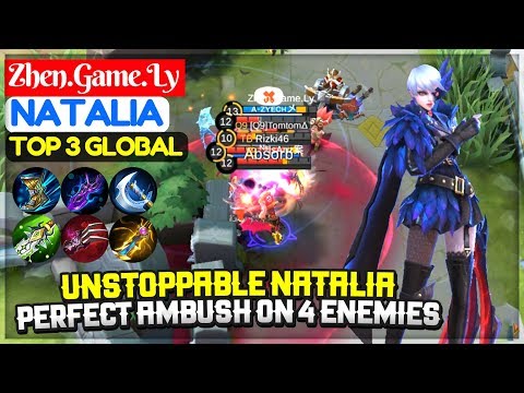 Unstoppable Natalia, Perfect Ambush On 4 Enemies [ Top 3 Global Natalia ] Zhen.Game.Ly Natalia