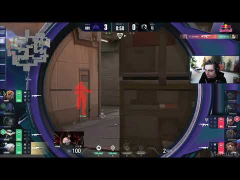 shroud Reacts to Scream nasty ACE Against Acend in VCT Semifinal | Team Liquid vs Acend
